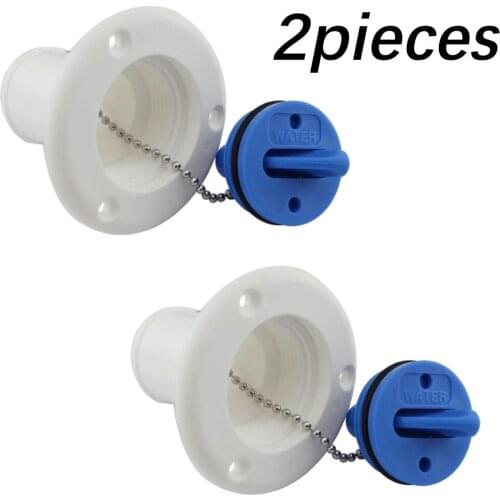 38mm 1.5'' Nylon Plastic UV stabilized Marine hardware Deck Filler of WATER Socket boat yacht Caravans camper vans truck tractor