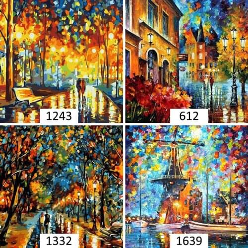 Prints Unfinished Craft Frameless Paint by Numbers Colorful Posters DIY Hobby Home Decoration Digital Oil Painting