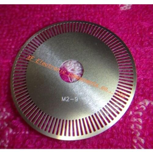 100 lines Stainless steel light raster diaphragm meter wheel optical tacho disc Printer Encoder processing M2-9