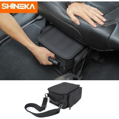 SHINEKA Stowing Tidying for Jeep Wrangler JL JK Sports Sahara Freedom Rubicon 2007 - 2019 Seat Storage Bag For Wrangler JK JL