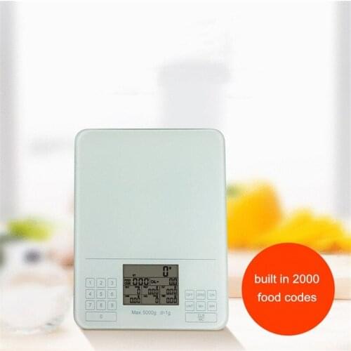 Smart kitchen Scale 5 kg Analysis Food Nutrition Composition Digital Scale Balance Electronic Weight Scales Kitchen Accessories