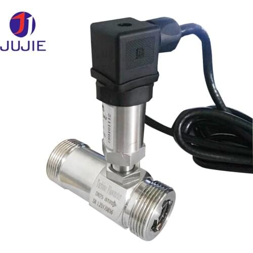 High precision Stainless steel turbine flow meter 4-20mA signal output 24VDC power supply water sea fuel oil gasoline diesel