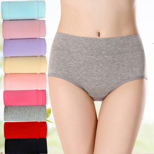 Female Physiological Pants Leak Proof Menstrual Women Underwear Period Panties Cotton Health Seamless Briefs In the waist Warm