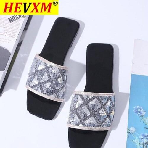 2021 Women Slipper Flat Toe Casual Shoes Beach shoes summer Ladies Shoes Gladiator Sandals Women Sandalias Zapatillas de mujer