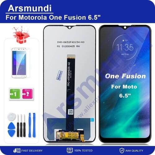 6.5" For Motorola Moto One Fusion LCD Display Touch Screen Digitizer Assembly Replacement LCDs + Gifts