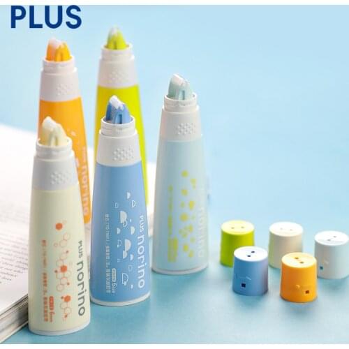 1pc PLUS Norino Scroll Double Sided Tape Journal Tool Point Type Adhesive Alteration and Correction School Office Supplie