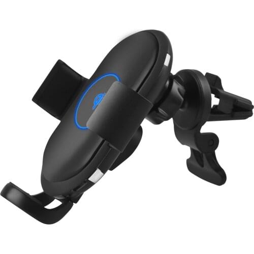 10W Fast Qi Car Wireless Charger For iPhone XS Max XR X Samsung S10 S9 Intelligent Wireless Charging Phone Car Holder For Xiaomi