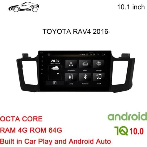 2016 RAV4 GPS RADIO ANDROID CAR GPS FOR TOYOTA RAV4 2016- RADIO AUDIO 10 inch CAR STEREO ANDROID 4G+64G Car Multimedia NAVI