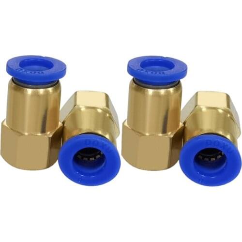 Free shipping 30Pcs PCF8-02, 1/4" PT Female Thread 8mm Push In Joint Pneumatic Quick Fittings