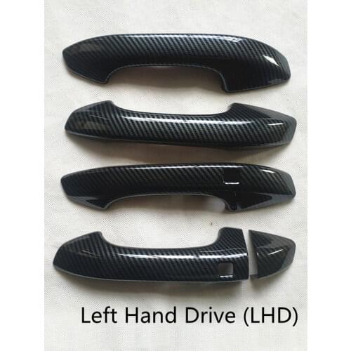For Kia Optima k5 New Door Handle Cover Trim 2020 2021 DL3 V MK5 GT Line Plastic Car Accessories Imitation Carbon Fiber 5 Pcs