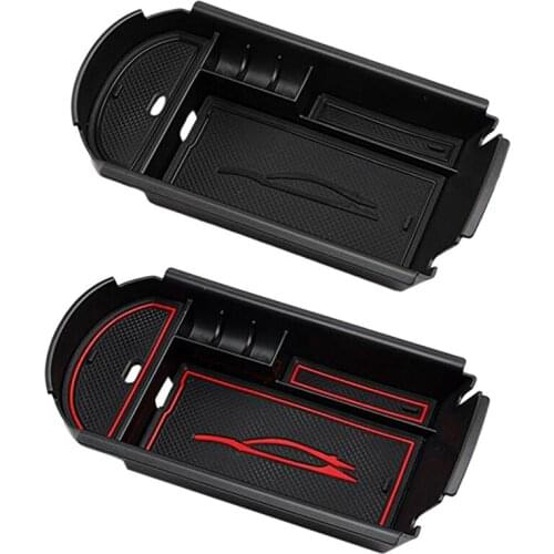 Car Styling Accessories Plastic Interior Armrest Storage Box Organizer Case Container Tray for Toyota C-Hr Chr 2016 2017 2018