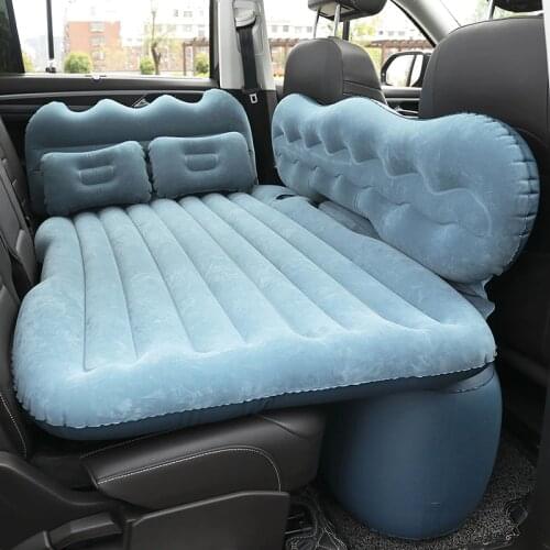 Car Travel Inflatable Mattress for Sleep Outdoor Sofa Bed Car Bed Camping Accesories For Car Air Matt Pillows Bed Cushion
