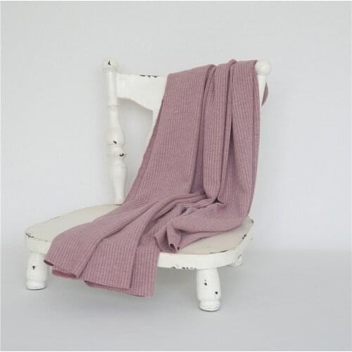 Newborn Stripe Blanket Photo Prop 1.5x1.5m Newborn Posing Fabric Backdrop Baby Bean Bag Cover layer Photography Props