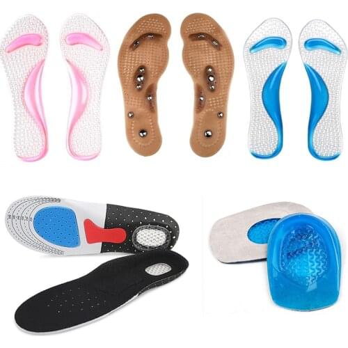 Orthotic Arch Support Insole Silicone Insoles for Flatfoot Pedicure Tools Insert Shoes Insoles Orthopedic Pad Cushion Massage