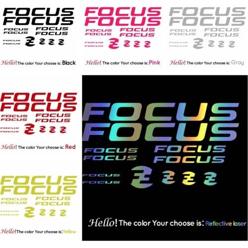 Fahrradzubehör Mtb Aufkleber Rahmen Rennrad Mountainbike Radfahren BikeDekorative Aufkleber Bike Reflektierende Aufkleber focus