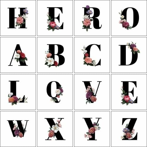 HUACAN Diamond Painting New Letter Text 5D DIY Diamond Embroidery Sale Flower Pictures Of Rhinestones Mosaic Home Decor