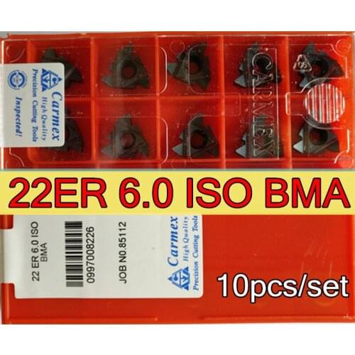 22ER 6.0 ISO BMA 10pcs 50pcs 100pcs Carmex carbide insert Processing: stainless steel and alloy steel, etc