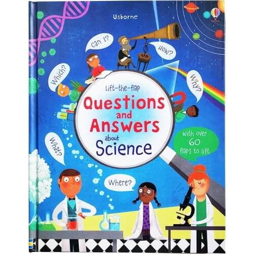 Usborne Lift The Flap Very First Questions And Answers About Science Flip Picture Board Book Kids Children Early Education