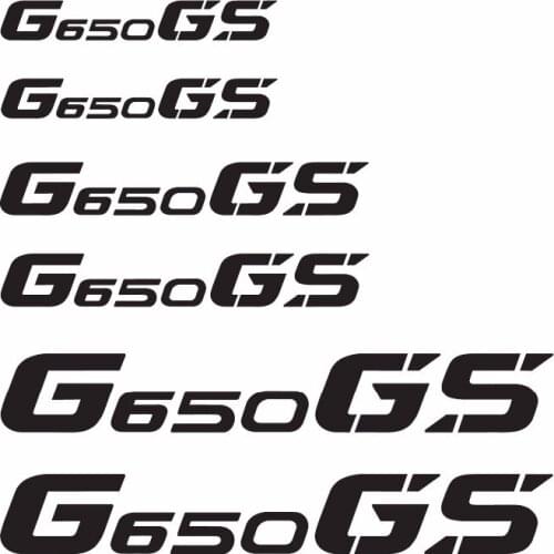 New sale 7 colors GS Motorcycle Reflective stickers Kit moto "G650 GS" Decal