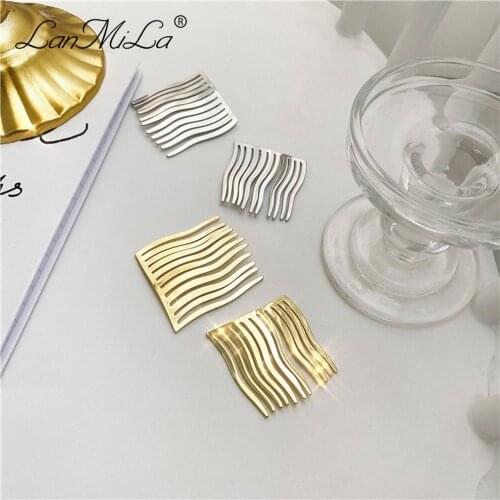 New 2021 Fashion Classic Metal hair clip Bangs Hair comb Back of the head tiara hair pins for women jewelry
