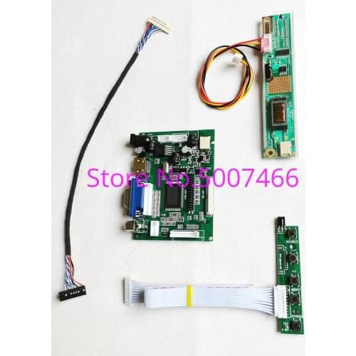 Fit LP150X04-A4/B2/C2/D2/E2 1CCFL inverter 20-Pin LVDS 2AV+VGA+Keyboard 15" 1024*768 display controller drive card DIY kit
