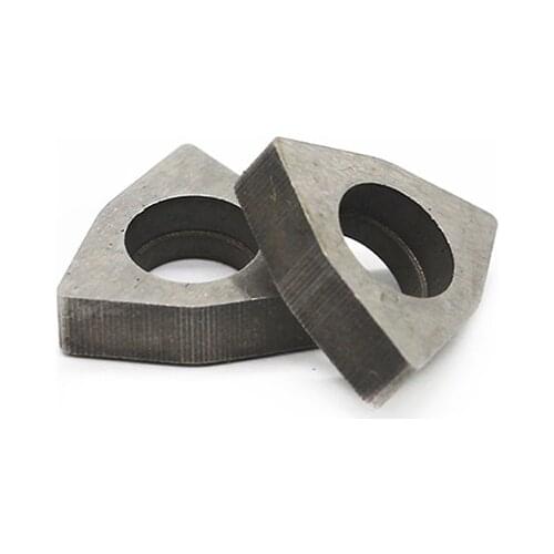 10pcs Knife pad MW0804 For Turning inserts WNMG0804 Gasket Arbor accessories Seismic iron peach shape Tungsten carbide