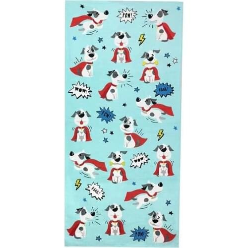 70*150cm SUPER DOGS Cartoon Towels baby bath towel Children and Adults Beach Bath Towel Cartoon Bikini Covers