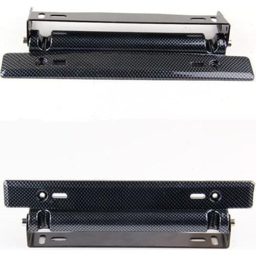 ABS Adjustable Racing Universal Car License Plate Frame accessories for VW Golf 5 6 7 Jetta MK5 MK6 MK7 CC Tiguan Passat B6 b7