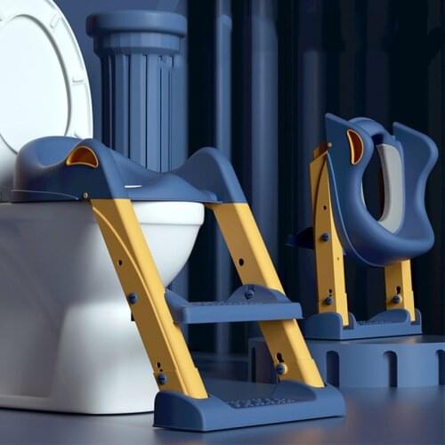 Folding Infant Potty Seat Urinal Backrest Training Chair with Step Stool Ladder for Baby Toddlers Boys Girls Safe Toilet Potties