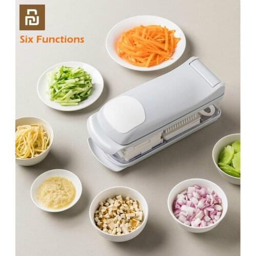 Jordan&Judy 6 In 1 Multi-function Vegetable Slicer Cutter Fruit Melon Peeler Manual Vegetable Chopper Kitchen Gadgets