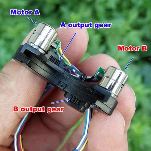 2-phase 4-wire Micro Mini 8mm Stepping Stepper Motor 9T Copper Gear For Camera