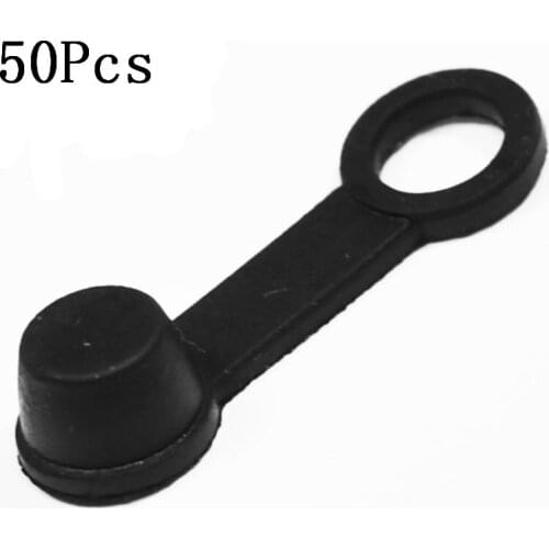 50pcs/set Motorcycle Dust Cap Bleed Nipple Brake Screw Caps Brake Caliper Cover Motorcycle Valve Rubber Dust Cap