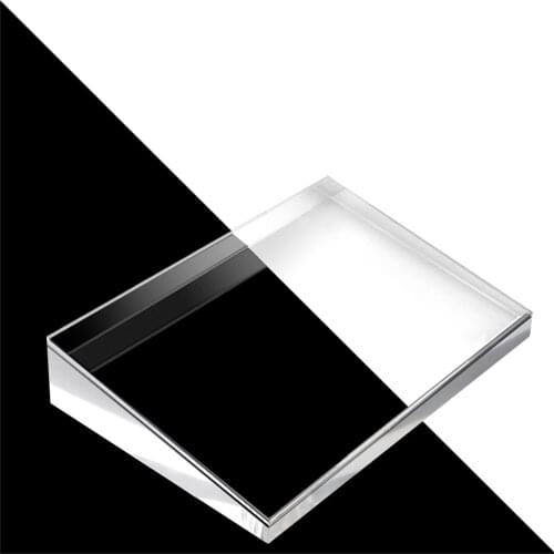 A5 Crystal acrylic tag price tickets price label sign card poster frame desktop cellphone functions indicator paper info frame