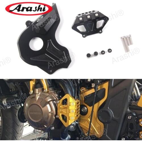 Arashi 1 Set For HONDA CB650F 2014-2018 CNC Sprocket Cover Motorbike Chain Guard Case Protector CB F CBF650 2014 2015 2016 2017