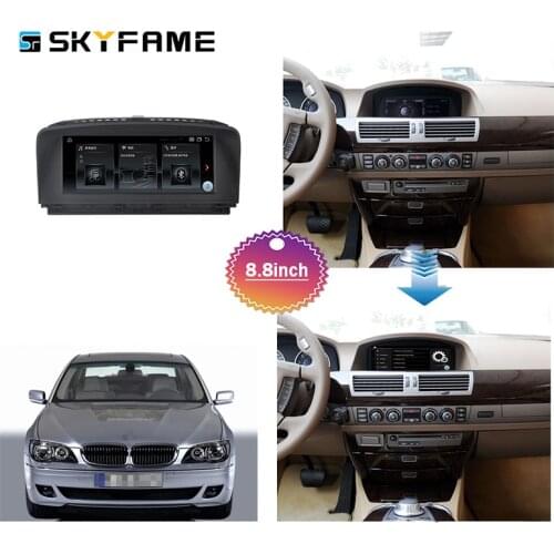 SKYFAME Car Radio Stereo For BMW 7 Series E65/E66/E67/E68 2001-2008 Android Multimedia System GPS Navigation DVD Player
