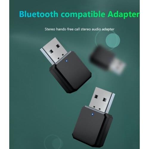 Wireless Bluetooth-compatible 5.1 USB Adapter Receiver 3.5mm Stereo Audio Receiver 2 Pcs For Sony PS5 PS4 For PC Laptop Car TV