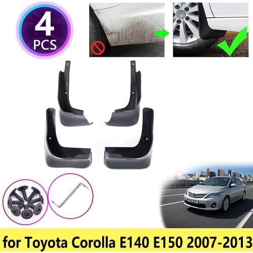 For Toyota Corolla Altis E140 E150 2007 2008 2009 2010 2011 2012 2013 Mudguards Mudflap Fender Mud Flap Splash Guard Accessories