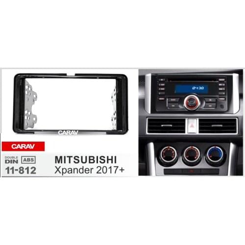 CARAV 11-812 Top Quality Radio Fascia for MITSUBISHI Xpander 2017+ Stereo Fascia Dash CD Trim Installation Kit