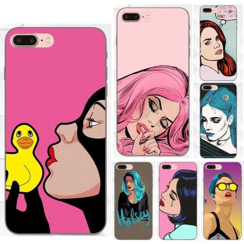 For Huawei Honor 5A 6A 6C 7A 7C 7X 8A 8C 8X 9 10 P8 P9 P10 P20 P30 Mini Lite Plus TPU Cute Case Control Halsey Pop Art