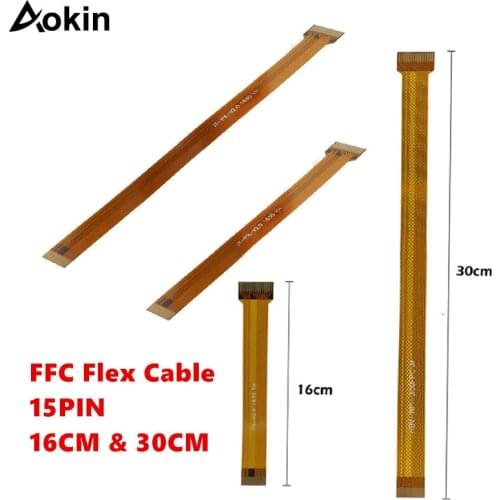 For Raspberry Pi Zero Camera FFC Cable Flex Cable 15Pin 16CM 30CM Ribbon Cable for Raspberry Pi 3/2/b/b