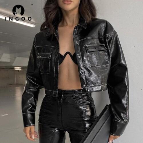 INGOO Women's Black Jackets