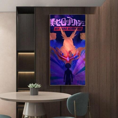 Colorful Anime My Hero Academia Japanese Anime Wall Decoration Poster Art Prints 50 x 70 cm,No Frame