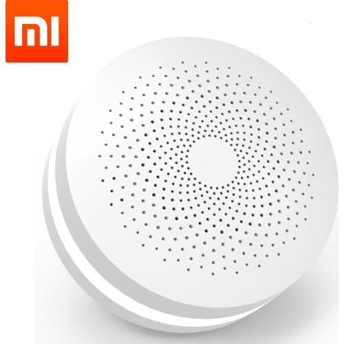 Original Xiaomi Smart Home Multifunctional Gateway 2 3 Upgrade WiFi Remote Center Control 16 Million RGB Light Security Device