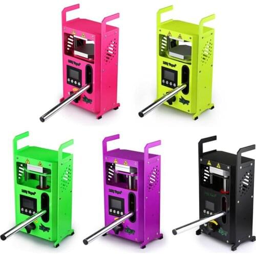 Newest Hand-Hydraulic KP-4 Rosin Press Machine 4Tons Power Dual Pressing Heat Plates TC Wax Concentrate Oil Pre Extracting Tool