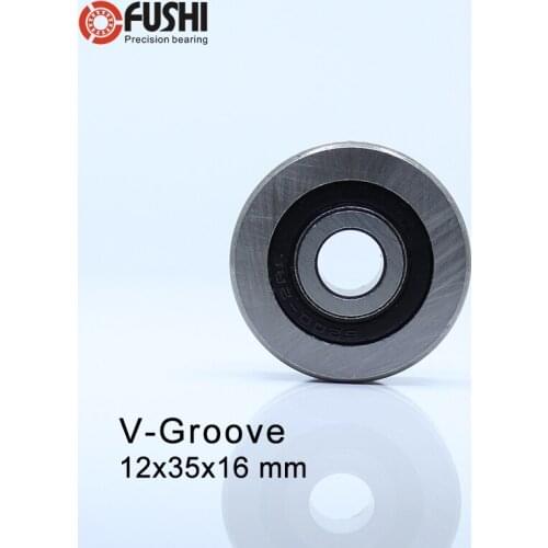 V Groove Sealed Ball Bearing ( 2PCS ) 12*35*16 mm Pulley Wheel Bearings V9/3 V1.2/1.2 Guide Track Rlooer Bearing
