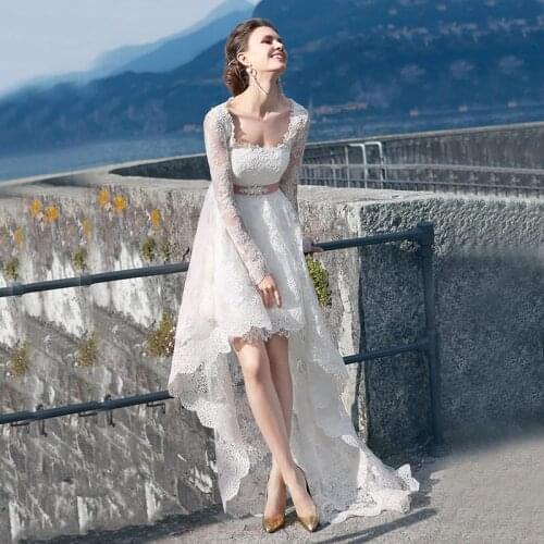 SHIWEIJIUYUE Long Wedding Dresses