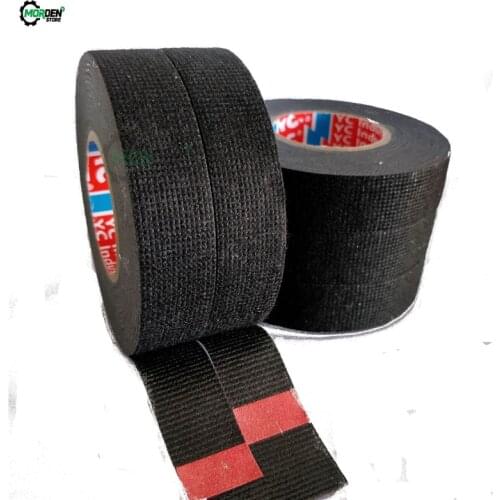 Length 15M Heat-resistant Adhesive Fabric Tape For Car Auto Cable Harness Wiring Loom Protection Width 9/15/19/25/32MM Dropship