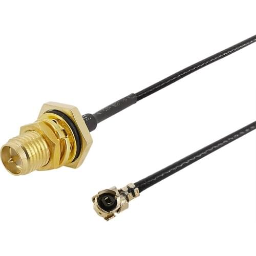 U.FL/IPEX Cable Mini PCI to RP-SMA Female Cable for Wireless Routers Mini PCIe Cards Network PCI WiFi WAN Repeater Cable