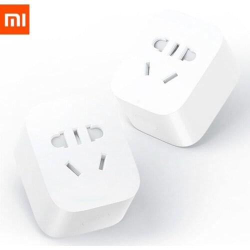 Original Xiaomi MIJIA Smart Wireless WIFI Socket Plug ZigBee Version Upgraded Remote Control Timing Switch Power Count Gateway