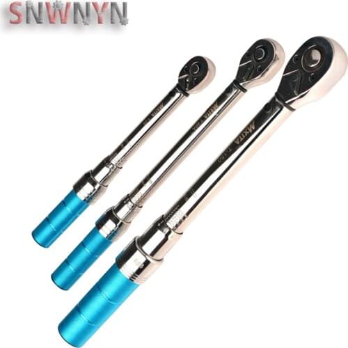 High Precision 3% 1-400Nm Professional Adjustable Torque Wrench Car Spanner Ratchet Wrench Bicycle Repair Hand Tool Set